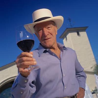 『カリフォルニアワインの父』ロバート・モンダヴィの写真