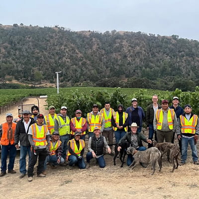 ハドソン・ヴィンヤーズの熟練スタッフたち